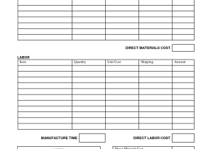 Home Construction Budget Worksheet with Printable Job Estimate forms