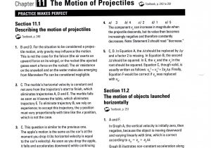 Horizontally Launched Projectile Worksheet Answers Along with Physics Classroom Projectile Motion Worksheet Answers Gallery