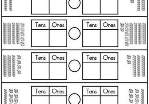 Hundreds Tens and Ones Worksheets with Winter 1st Grade No Prep Math Worksheets