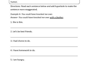 Hyperbole Worksheet 1 Answers with Printable Worksheet Lovely Printable Worksheets Answers
