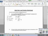 Ideal Gas Law Practice Worksheet Along with Chemistry Chapter 14 Ideal Gas Law Practice Ws 1 Video Yo