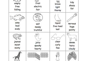 Identify Nouns and Adjectives Worksheets Also Worksheets Color Adjectives