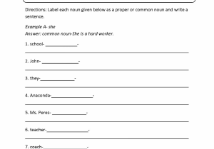 Identify Nouns and Adjectives Worksheets as Well as Noun Worksheetindergarten Nouns Worksheets Identifying Crossword