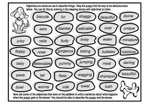 Identify Nouns and Adjectives Worksheets or Adjective Worksheets Nine Fun Teacher Designed Adjective