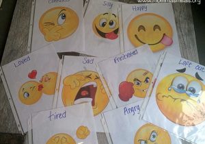 Identifying Emotions Worksheet for Adults and Feelings Flashcards A Way for Kids to Recognize Feelings