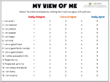Improving Self Esteem Worksheets Along with Self Esteem Worksheets