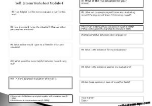 Improving Self Esteem Worksheets as Well as Worksheets 46 Re Mendations Chemical formula Writing Worksheet Hd