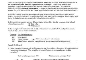 Incomplete Dominance and Codominance Practice Problems Worksheet Answer Key together with Worksheets 47 Inspirational In Plete and Codominance Worksheet