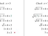 Inequalities Practice Worksheet or solving Radical Equations