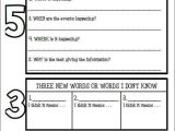 Informational Text Worksheets with Non Fiction Text Response Graphic organizer 5 3 1 Can Be Used with