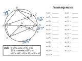 Inscribed Angles Worksheet Along with Geometry Inscribed In Cirlces Math High School Math Geome