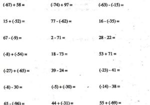 Integers Worksheet Grade 7 Pdf together with Divisions Multiplying and Dividing Integersorksheets Kuta Free