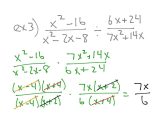 Integration by Substitution Worksheet as Well as Kindergarten Multiplication and Division Rational Express