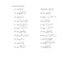 Integration by Substitution Worksheet with Calculus Worksheets Super Teacher Worksheets