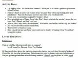 Interest Group Lesson Plan Worksheet Along with Activity Ideas and Lesson Plans for Louis Sachar S Holes