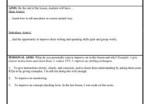 Interest Group Lesson Plan Worksheet Also Example Of A Celta Lesson Plan