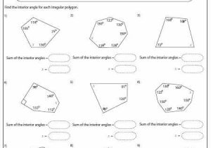 Interior and Exterior Angles Worksheet Also Exterior Angle theorem Worksheet Unique Exterior Angles Worksheets