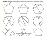 Interior and Exterior Angles Worksheet with Confortable Worksheets Angles In Polygons with Angles In Polygons