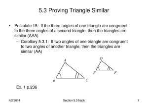 Interior Angles Of A Triangle Worksheet Pdf or Ppt 53 Proving Triangle Similar Powerpoint Presentation