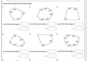 Interior Angles Worksheet together with 36 Best Geometry Worksheets Images On Pinterest