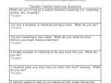 Interview Worksheet for Students or 15 Best Teacher Interview Questions Images On Pinterest