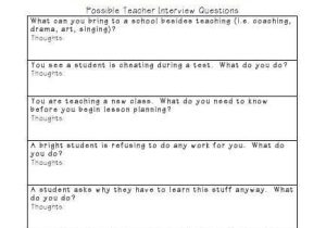 Interview Worksheet for Students or 15 Best Teacher Interview Questions Images On Pinterest