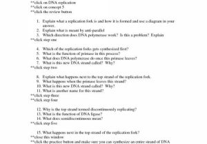Introduction to Biotechnology Worksheet Answers with Worksheets 43 Fresh Dna Replication Worksheet Answers Full Hd