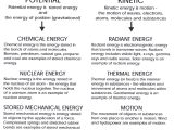 Introduction to Energy Worksheet Answer Key and forms Energy Worksheets for Middle School