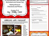 Introduction to Energy Worksheet Answer Key as Well as Cinco De Mayo Free Informational Text Passage for Grades 3 6