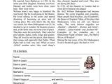 Introduction to William Shakespeare Worksheet Along with 13 Best Shakespeare S Life Images On Pinterest