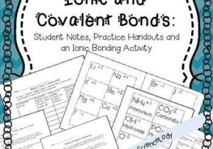 Ionic Bonding and Ionic Compounds Worksheet Answers with Lovely Ionic Bonding Worksheet Answers Beautiful Ionic Covalent and