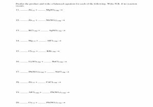 Ionic Bonding Practice Worksheet as Well as Reaction Types Worksheet Answer Key Worksheets for School