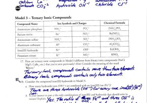 Ionic Compounds Worksheet Answers Along with Naming Ionic Pounds and Writing Ionic formulas Worksheet Answers