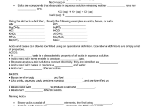 Ions and Ionic Compounds Worksheet Answer Key or Naming Acids and Bases Worksheet Answers Kidz Activities
