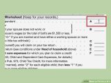 Ira Deduction Worksheet together with How to Fill Out A W‐4 with Wikihow