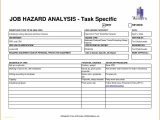 Job Hazard Analysis Worksheet as Well as Job Hazard Analysis Template Awesome Elegant Activity Hazard