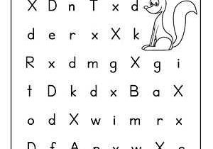 Kindergarten Alphabet Worksheets or Alphabet Letter Hunt Letter X Worksheet