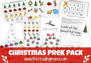 Kindergarten Comprehension Worksheets Along with Free Christmas Prek Pack
