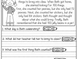Kindergarten Reading Comprehension Worksheets or Reading Prehension Checks for February 20 Worksheets with Simple
