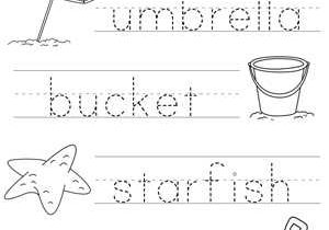 Kindergarten Writing Worksheets Pdf and Create Tracing Worksheets Guvecurid