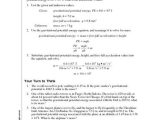 Kinetic and Potential Energy Problems Worksheet Answers and Worksheet Potential Energy Problems Energy Etfs