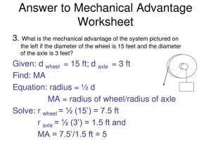 Kinetic and Potential Energy Worksheet Key Along with Mechanical Advantage and Efficiency Worksheet Gallery Work