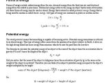 Kinetic and Potential Energy Worksheet or Energy Worksheet 7th Grade Kidz Activities