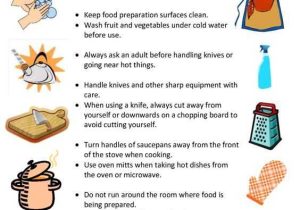 Kitchen Safety Worksheets Along with Mindingkids Wp Content Edd 2015 05 Cooking Safety