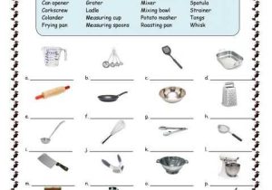 Kitchen tools Worksheet Also Utensils Helena S Cupcake Wars themed Birthday Party