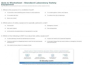 Lab Safety Worksheet and Zombie Lab Safety Worksheet Kidz Activities