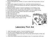Lab Safety Worksheet Answers or Zombie Lab Safety Worksheet Kidz Activities