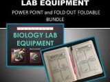 Laboratory Equipment Worksheet with Biology Lab Equipment Power Point and Graphic organizer Foldable for