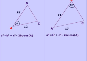 Law Of Sines Practice Worksheet Answers with Law Of Cosines How and when to Use formula Examples Problems and