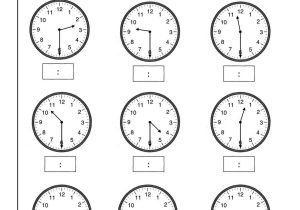 Learning to Tell the Time Worksheets and Clock Worksheets